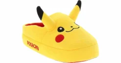 Slippers|Casual|GROUND UP Pokemon Pikachu Youth Kids' (11-3) Slipper Yellow