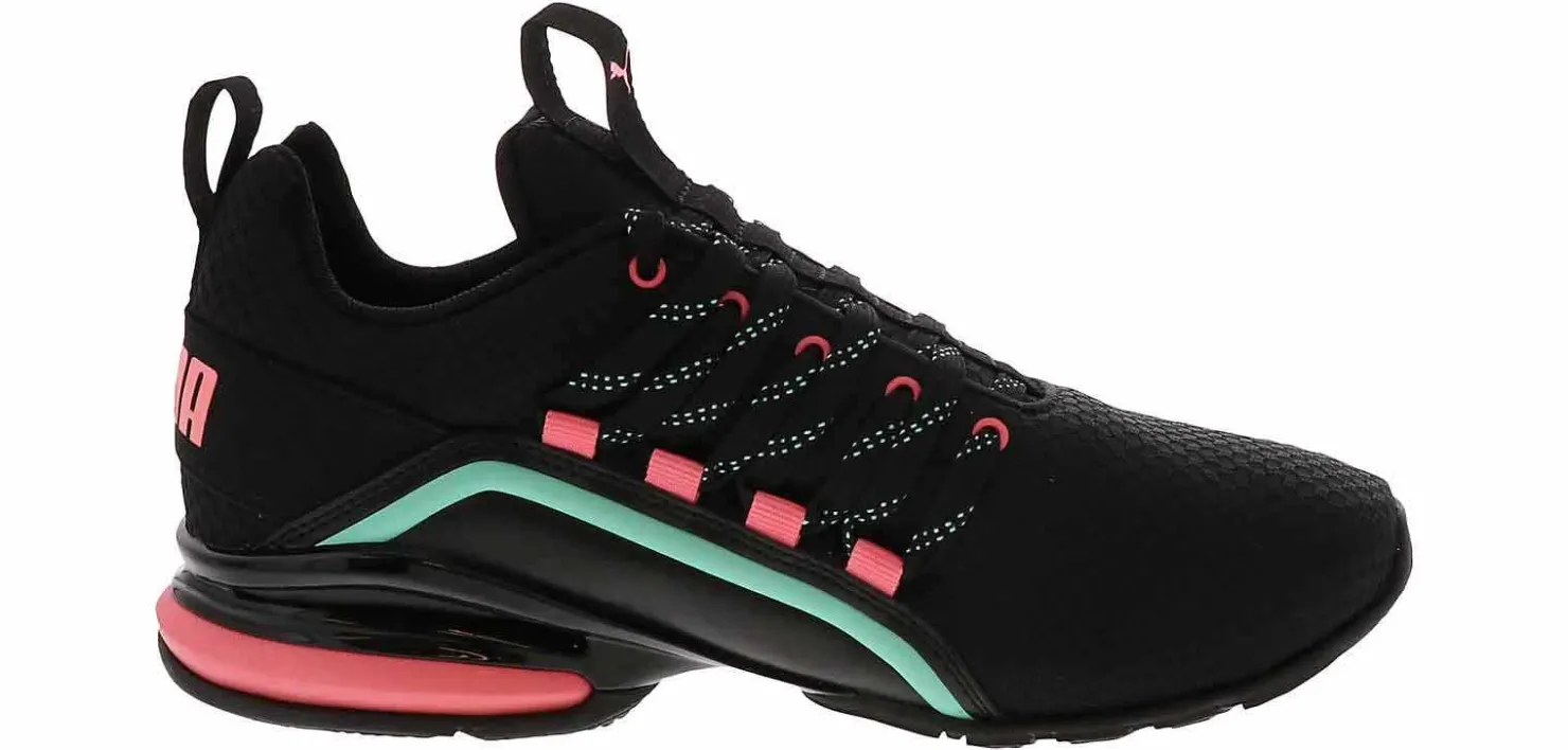 Running Shoes|Walking Shoes|PUMA Axelion Colorful Contours Women’s Wide-Width Athletic Shoe Black