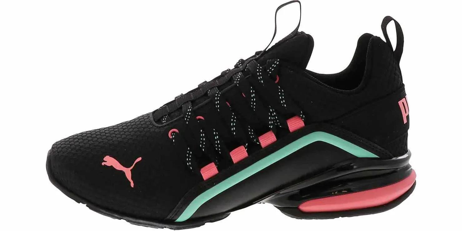 Running Shoes|Walking Shoes|PUMA Axelion Colorful Contours Women’s Wide-Width Athletic Shoe Black