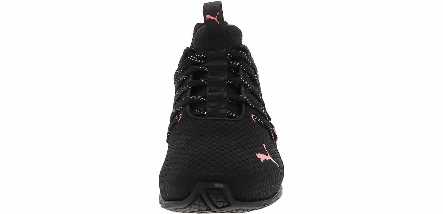 Running Shoes|Walking Shoes|PUMA Axelion Colorful Contours Women’s Wide-Width Athletic Shoe Black