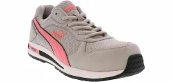 Safety Toe Athletics|Slip Resistant|PUMA Frontside Women’s Composite Toe Work Shoe Grey