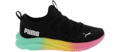 Athletic & Sneakers|Casual|PUMA One4all Fade Junior Girls’ (4-7) Athletic Shoe Black