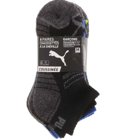 Socks|PUMA 6PK Kids' Quarter Crew Socks Multicolor