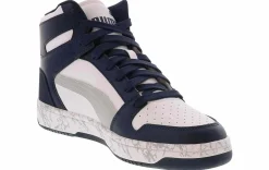 Athleisure & Casual|Basketball Shoes|PUMA Rebound Layup ATypical Men’s Hi-Top Basketball Sneaker Blue