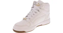 Athletic & Sneakers|PUMA Rebound Layup Bling Junior Girls’ (4-7) Hi-Top Sneaker White
