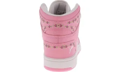 Athletic & Sneakers|PUMA Rebound Layup Blossom Junior Girls (4-7) Hi-Top Athletic Sneaker Pink