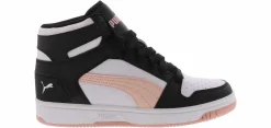 Athletic & Sneakers|PUMA Rebound Layup Junior Girls’ (4-7) Hi-Top Sneaker Black