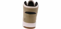 Athleisure & Casual|Basketball Shoes|PUMA Rebound Layup Men’s Hi-Top Basketball Sneaker Beige