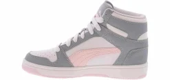 Athletic & Sneakers|PUMA Rebound Layup SL Youth Girls’ (11-3) Hi-Top Athletic Sneaker Grey