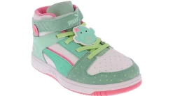 Athletic & Sneakers|PUMA Rebound Layup Squishmallow Youth Girls’ (11-3) Hi-Top Sneaker Green