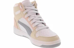 Basketball Shoes|Athleisure & Casual|PUMA Rebound Layup Women’s Hi-Top Sneaker White