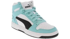 Athleisure & Casual|PUMA Rebound Layup Women’s Hi-Top Athletic Sneaker Blue