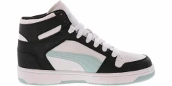 Athleisure & Casual|Skate Shoes|PUMA Rebound Layup Women’s Hi-Top Lifestyle Sneaker White
