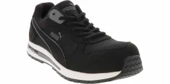 Safety Toe Athletics|Slip Resistant|PUMA Work Frontside Women’s Composite Toe Work Shoe Black