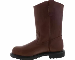 Safety Toe Boots|Slip Resistant|RED WING Supersole 11-In Pull-On Men’s Steel Toe Boot Brown