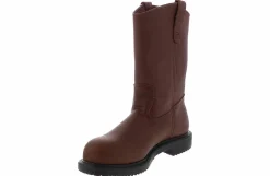 Safety Toe Boots|Slip Resistant|RED WING Supersole 11-In Pull-On Men’s Steel Toe Boot Brown