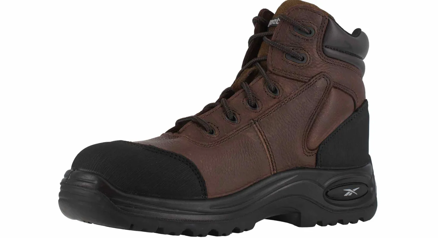 Safety Toe Boots|Safety Toe Athletics|REEBOK WORK Reebok Trainex Men's Composite Toe Work Boot Brown