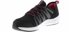 Slip Resistant|Electro Static Dissipative (Esd)|REEBOK WORK Astroride Women's Steel Toe Work Shoe Black