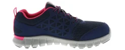 Safety Toe Athletics|Slip Resistant|REEBOK WORK Sublite Cushion Women's Alloy Toe Work Shoe Blue
