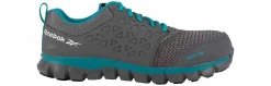 Safety Toe Athletics|Slip Resistant|REEBOK WORK Sublite Cushion Women's Alloy Toe Work Shoe Grey
