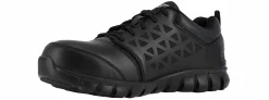Safety Toe Athletics|Slip Resistant|REEBOK WORK Sublite Cushion Women's Alloy Toe Work Shoe Black