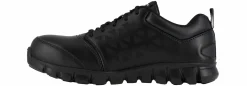 Safety Toe Athletics|Slip Resistant|REEBOK WORK Sublite Cushion Women's Alloy Toe Work Shoe Black
