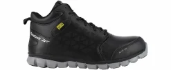 Safety Toe Athletics|Slip Resistant|REEBOK WORK Sublite Cushion Men's Alloy Toe Work Shoe Black