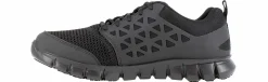 Slip Resistant|Electro Static Dissipative (Esd)|REEBOK WORK Sublite Cushion Men's Soft Toe Work Shoe Black