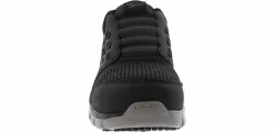 Safety Toe Athletics|Electro Static Dissipative (Esd)|REEBOK WORK Sublite Slip-On Men's Wide-Width Alloy Toe Work Shoe Black