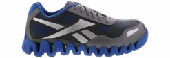 Safety Toe Athletics|Slip Resistant|REEBOK WORK Zig Pulse Men’s Composite Toe Work Shoe Grey