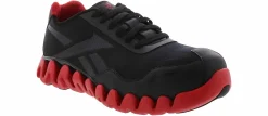 Safety Toe Athletics|Slip Resistant|REEBOK WORK Zig Pulse Men’s Composite Toe Work Shoe Black