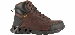Safety Toe Boots|Slip Resistant|REEBOK WORK Zigkick Men's Carbon Toe Work Boot Brown
