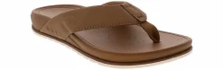 Comfort Sandals|Flip Flops|REEF Cushion Bronzer Tan Men's Comfort Sandal Brown