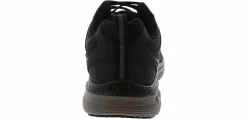 Safety Toe Athletics|Slip Resistant|SKECHERS Arch Fit Angis Men's Wide-Width Composite Toe Work Sneaker Black