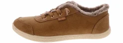 Comfort Shoes|Canvas Shoes|SKECHERS Bobs B Cute Peak Thru Fur Women’s Casual Shoe Brown