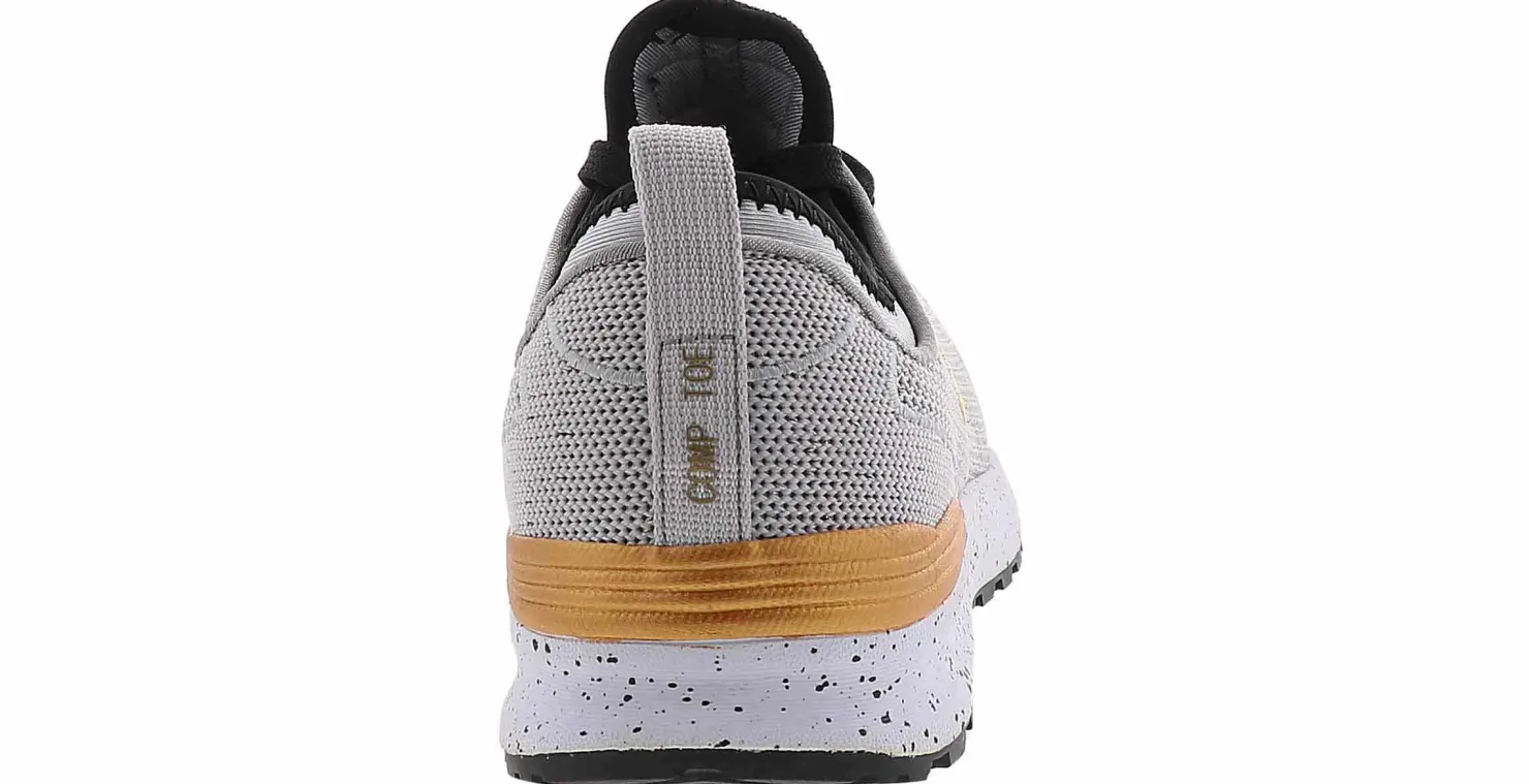 Safety Toe Athletics|Electro Static Dissipative (Esd)|SKECHERS Bulkin Balran Women’s Alloy Toe Work Shoe Grey
