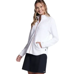 Tops|SKECHERS Diamond Ottoman Women's Jacket White