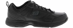 Slip Resistant|Wide|SKECHERS Dighton Men's Wide-Width Slip Resistant Work Shoe Black