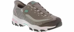 Walking Shoes|Athleisure & Casual|SKECHERS D'Lites Slip-In Women's Walking Shoe Grey