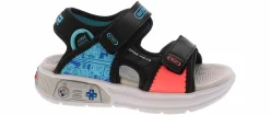 Sandals|SKECHERS Game Kicks Power Splash Youth Boys' (11-3) Sandal Black