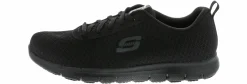Slip Resistant|SKECHERS Ghenter Bronaugh Women's Slip Resistant Work Shoe Black