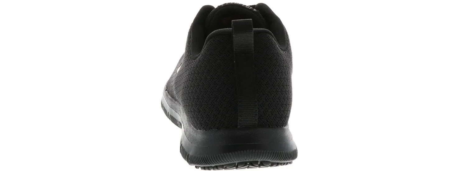 Slip Resistant|SKECHERS Ghenter Bronaugh Women's Slip Resistant Work Shoe Black