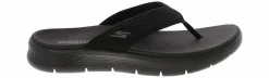 Comfort Sandals|Flip Flops|SKECHERS Go Walk Flex 3 Women's Comfort Sandal Black