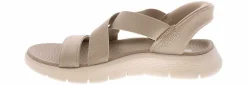 Comfort Sandals|SKECHERS Go Walk Flex Women’s Sport Sandal Beige