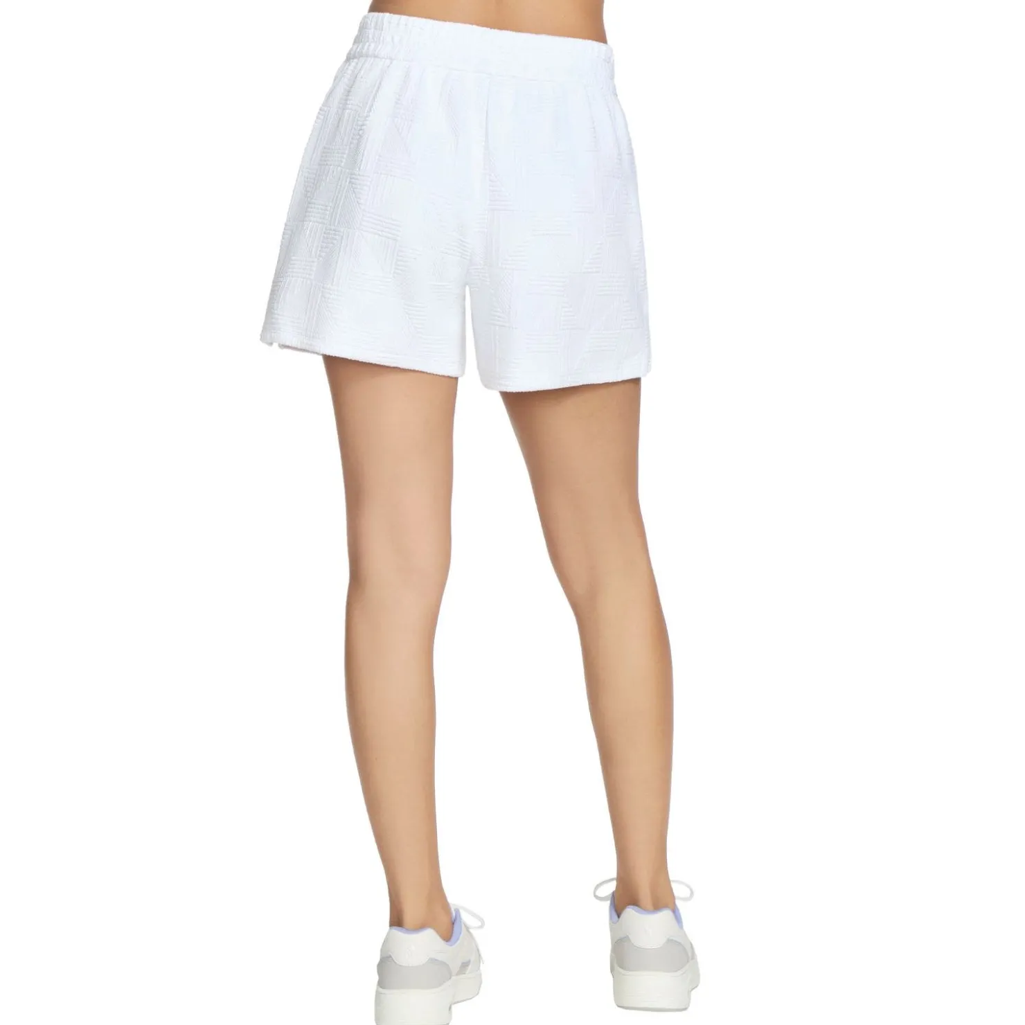 Bottoms|SKECHERS GoWalk Diamond 4In Women's Short White