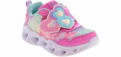 Athletic & Sneakers|SKECHERS Heart Lights Toddler Girls’ (5-10) Athletic Shoe Pink