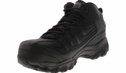 Safety Toe Boots|Slip Resistant|MARK NASON Skechers Holdredge Men's Wide-Width Carbon Toe Work Boot Black