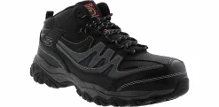 Safety Toe Boots|SKECHERS Holdredge Rebem Men's Steel Toe Work Boot Black