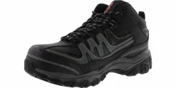 Safety Toe Boots|SKECHERS Holdredge Rebem Men's Steel Toe Work Boot Black