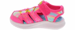 Casual|Sandals|SKECHERS Jumpsters Toddler Girls' (5-10) Outdoor Sandal Pink